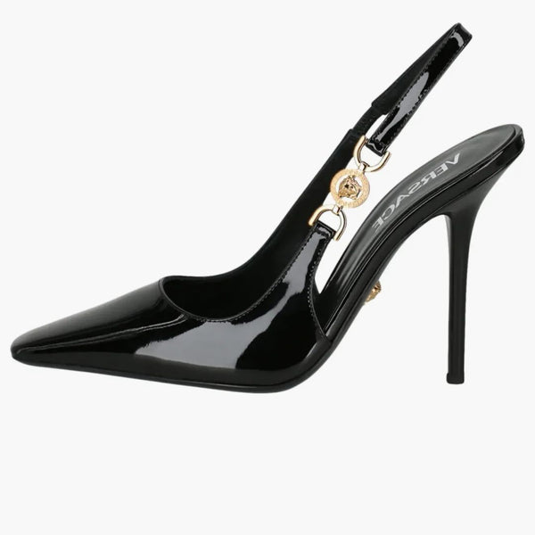 Versace Medusa '95 Slingback 110 mm Pumps Black (Women's)