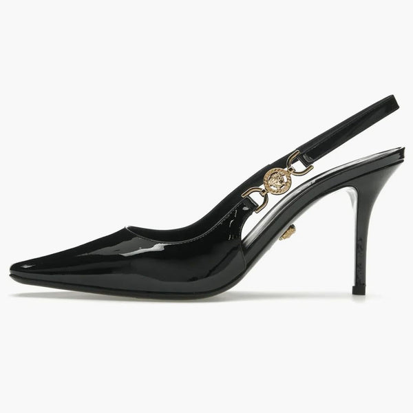 Versace Medusa '95 Slingback 85 mm Pumps Black (Women's)