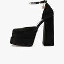 Versace Medusa Aevitas 155mm Platform Pumps Black Satin