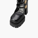 Versace Medusa Aevitas Plataforma de 165 mm Mary Jans Black Patent Leather