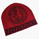 Versace Medusa Beanie Red/Black
