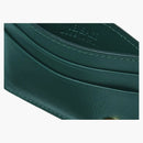 Versace Medusa Biggie (Slot a 4 carte 1 Compartimenti in contanti) Porta della carta verde/oro