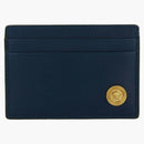 Versace Medusa Biggie Card Holder Navy/Gold