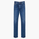 Versace Medusa Biggie Straight Leg Jeans Blue