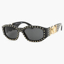 Versace Medusa Biggie Sunglasses Black/Gold Studded (VE4361-539787)