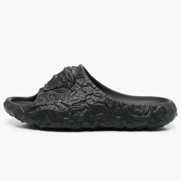Versace Medusa Dimension Slide Black (Women's)