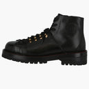 Versace Medusa Leather Ankle Boots Black