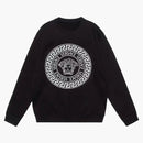 Bluza logo Versace Medusa czarna