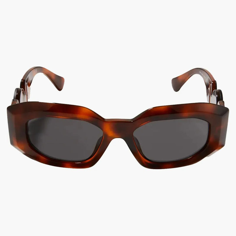 Versace Medusa Oval solglasögon svart/sköldpadda (4424-U)