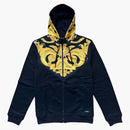 Versace Medusa Stampa con cappuccio zip-up nero