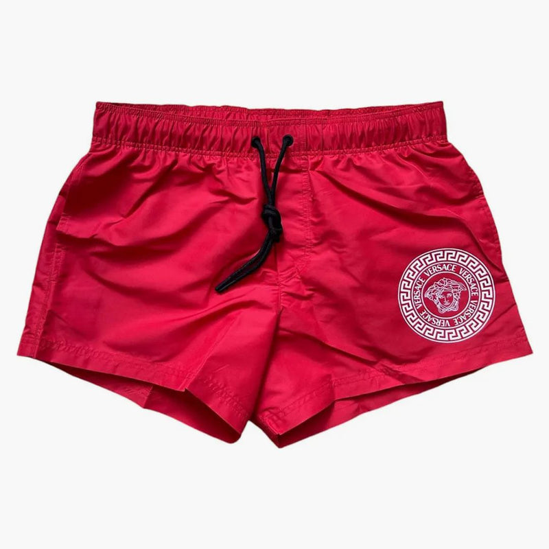 Versace Medusa Swim Shorts czerwone
