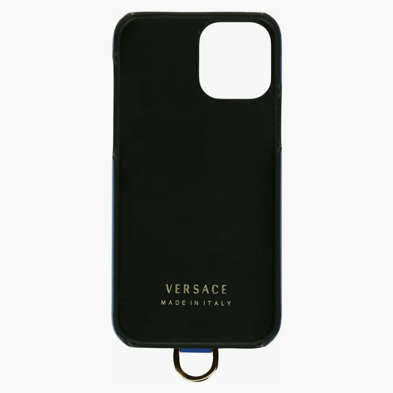 Versace Medusa iPhone 12 Case Blue