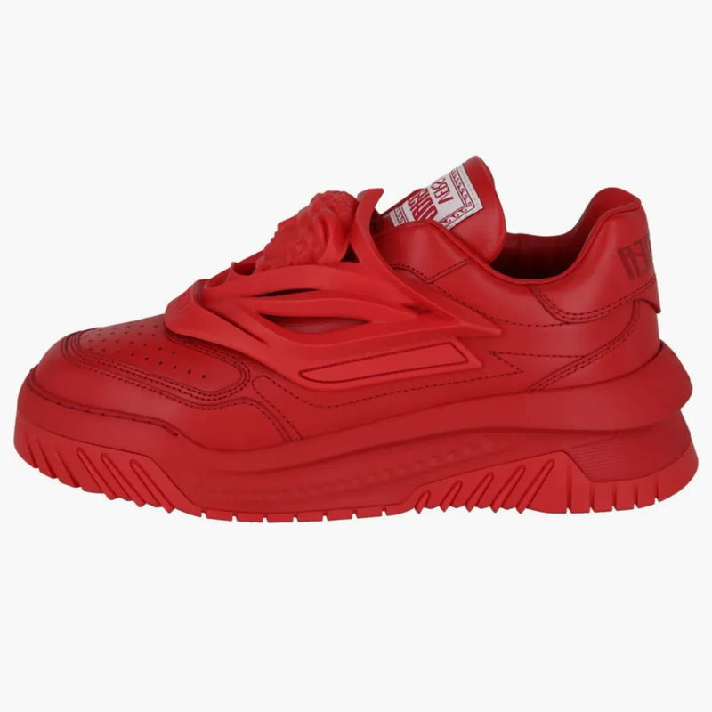 Versace Odissea Caged Rubber Medusa Red