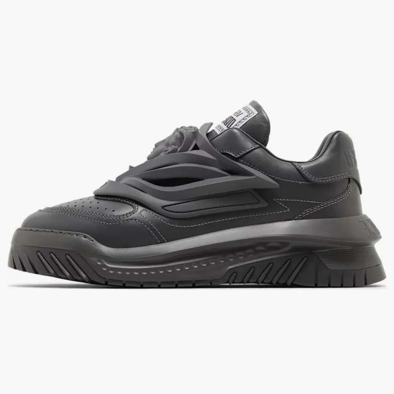 Versace Odissea w klatce gumowej Medusa Sneaker Fossil Grey