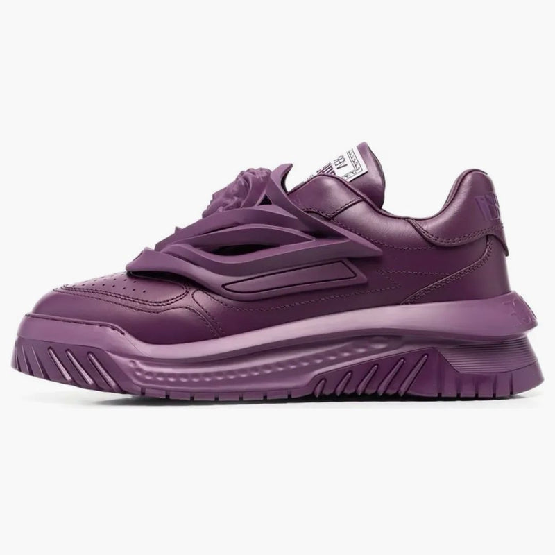 Versace Odissea Caged Rubber Medusa Sneaker Plum Purple