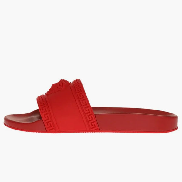 Versace Palazzo Slides Rosso Cardinale