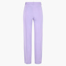 Versace Pleated Wide Leg Pants Purple