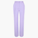 Versace Pleated Wide Leg Pants Purple