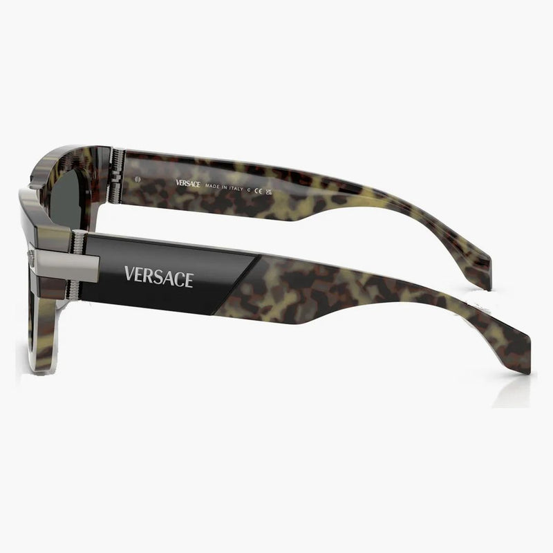 Wersace prostokąta okulary przeciwsłoneczne Havana (0ve4464 545687)