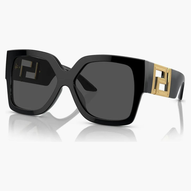 Versace Runway Rectangle Sunglasses Black (ve4402)