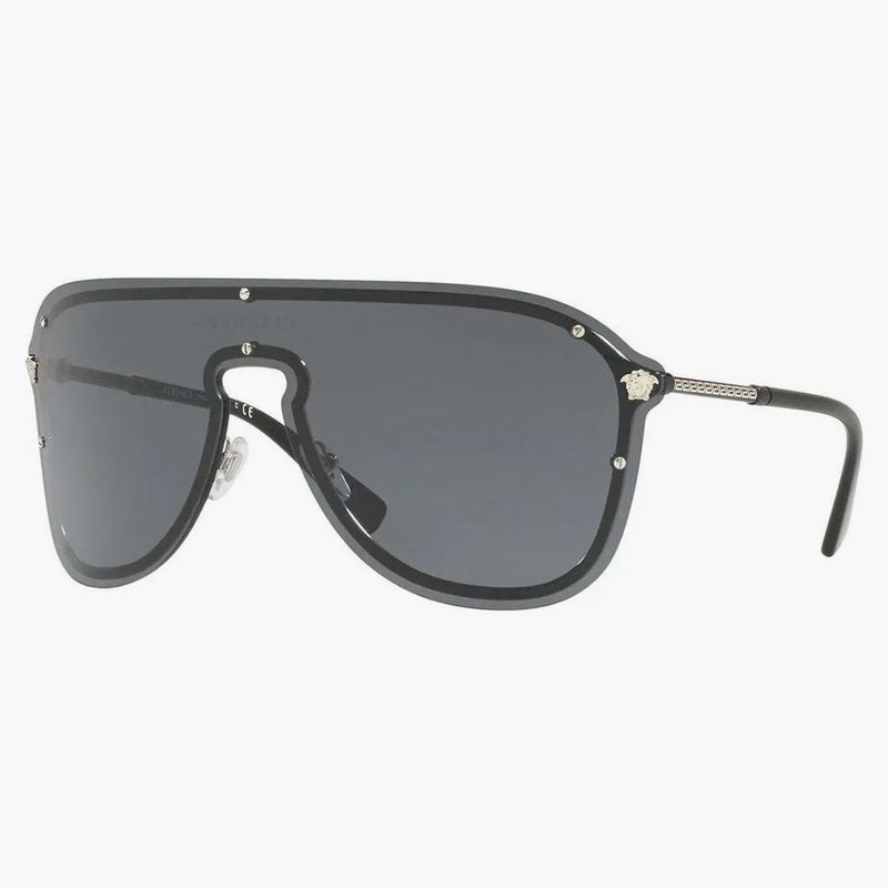 Versace Shield Sunglasses Grey/silver (ve2180 1000/87)