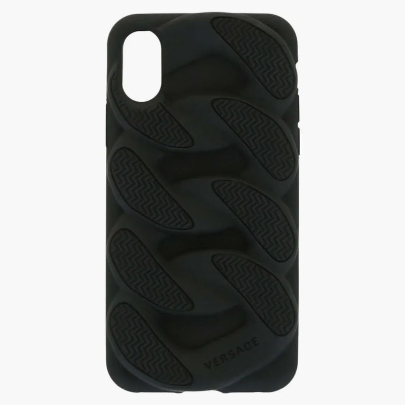 Reakcja łańcucha silikonowego Versace iPhone X Case Black