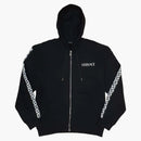 Rękawy Versace wydrukowane bluza z kapturem czarne