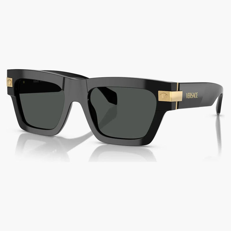 Versace Sqaure Medusa Logo Sunglasses Black (4464 Gb1/87)