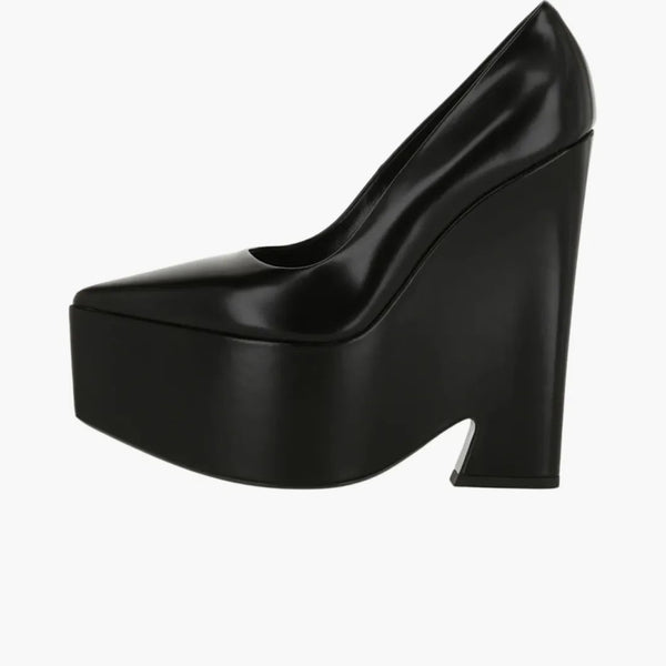 Versace Tempest Platform pompuje czarne (kobiety)
