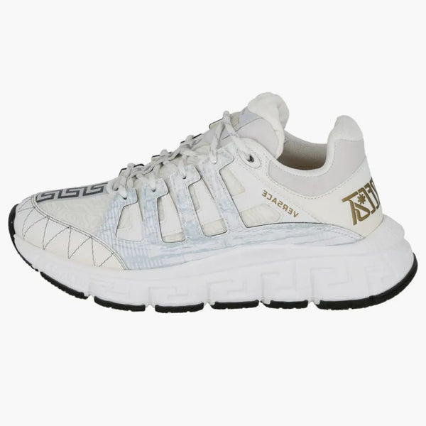 Versace Trigeca Low Górny biały jasnoniebieski