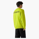 Vetements Oversized Logo Knitwear Neon Yellow