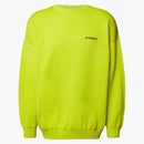 Vetements Oversized Logo Knitwear Neon Yellow