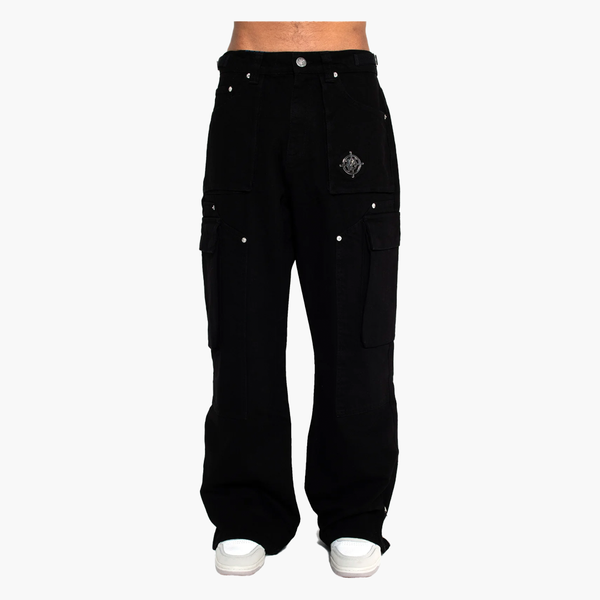 Vicinity Flared Carpenter Cargopants Black