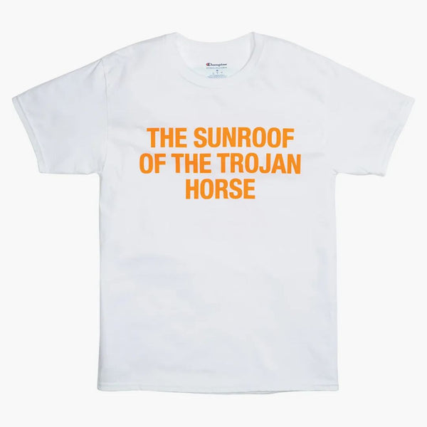 Virgil Abloh Brooklyn Museum Sunroof Trojan Horse T-Shirt White