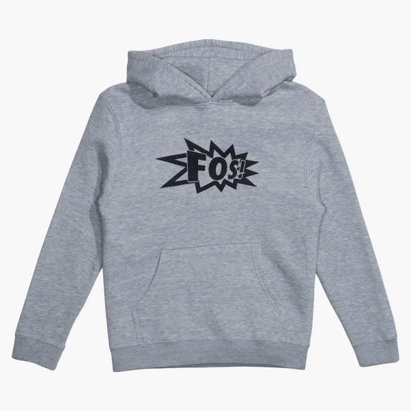 Virgil Abloh Brooklyn Museum Youth Fos Cat Hoodie Heather Gray