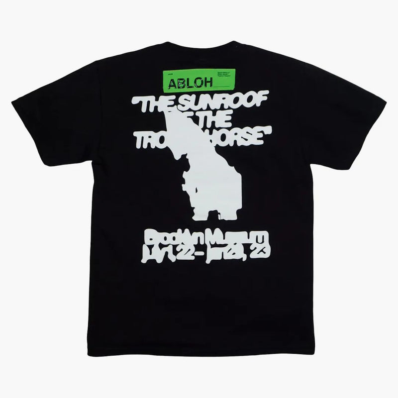 Virgil Abloh Brooklyn Museum Youth Fos Trojan Horse T-Shirt Black
