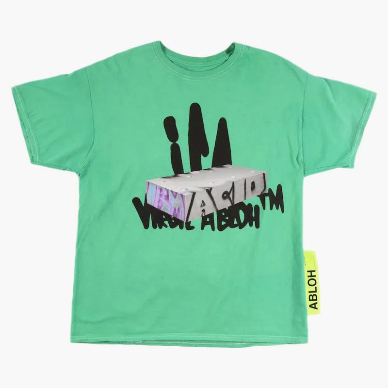 Virgil Abloh Ica Graffiti T-Shirt Green