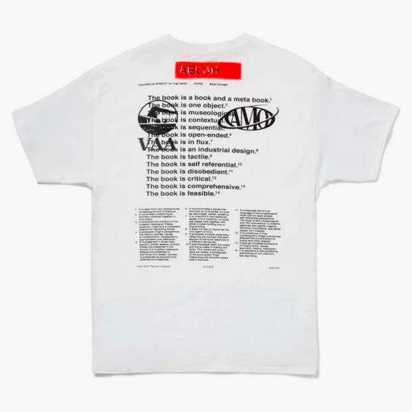 Virgil Abloh McA Figures of Speech Lines Tea White
