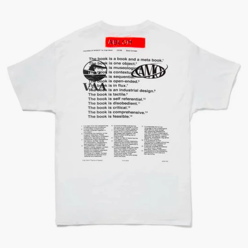 Virgil Abloh McA Figures of Speech Lines Tea White