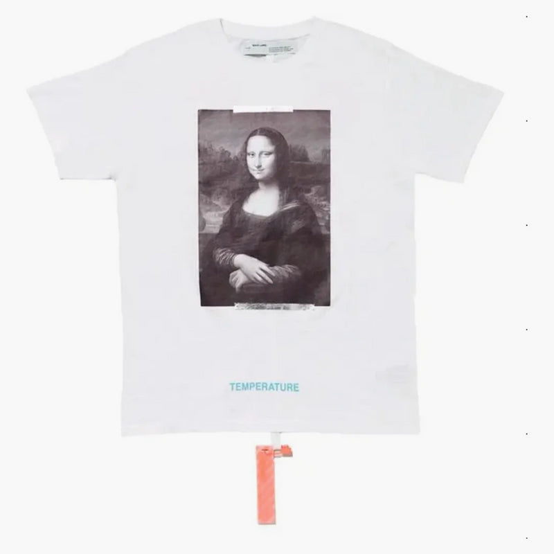 Virgil Abloh Mca Figures Of Speech Off-white Mona Lisa Tee White