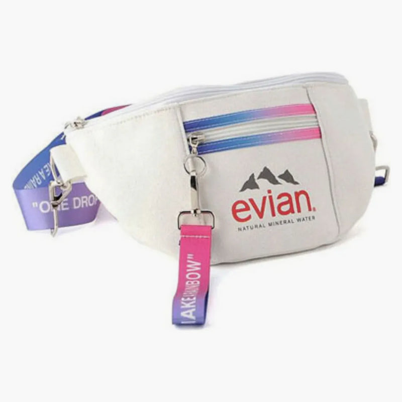 Virgil Abloh X Evian Bag alb