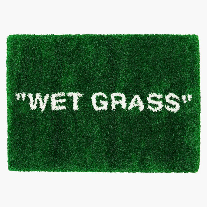 VIRGIL ABLOH X IKEA MARKERAD "Våt gräs" -matta 195x133 cm grönt