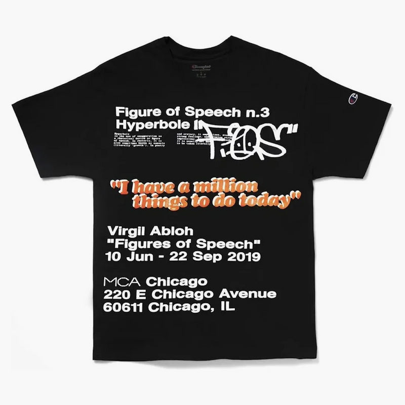 Virgil Abloh x Mca Fos Million Things Tea Black