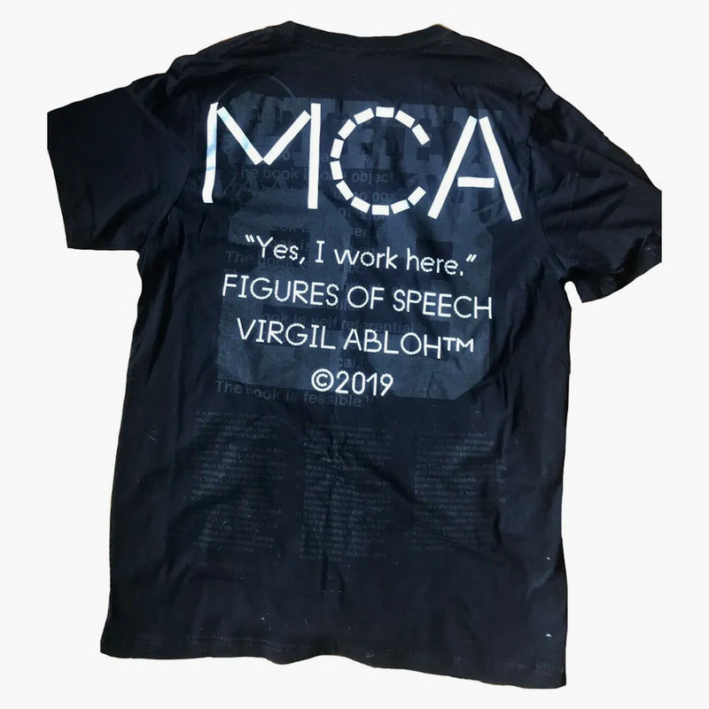 Virgil Abloh x Mca Figures of Speech Staff Tea Black