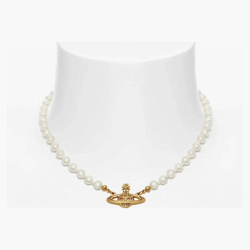 Vivienne Westwood girocollo Mini Bas Relief Gold