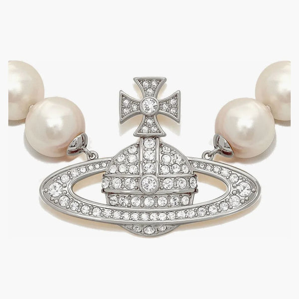 Vivienne Westwood Choker Neysa Pearl Silver