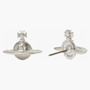 Vivienne Westwood Earrings Solid Orb Silver-Tone