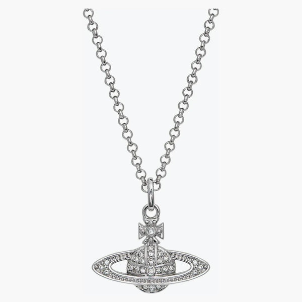 Vivienne Westwood Necklace Mini Bas Relief Pendant Silver