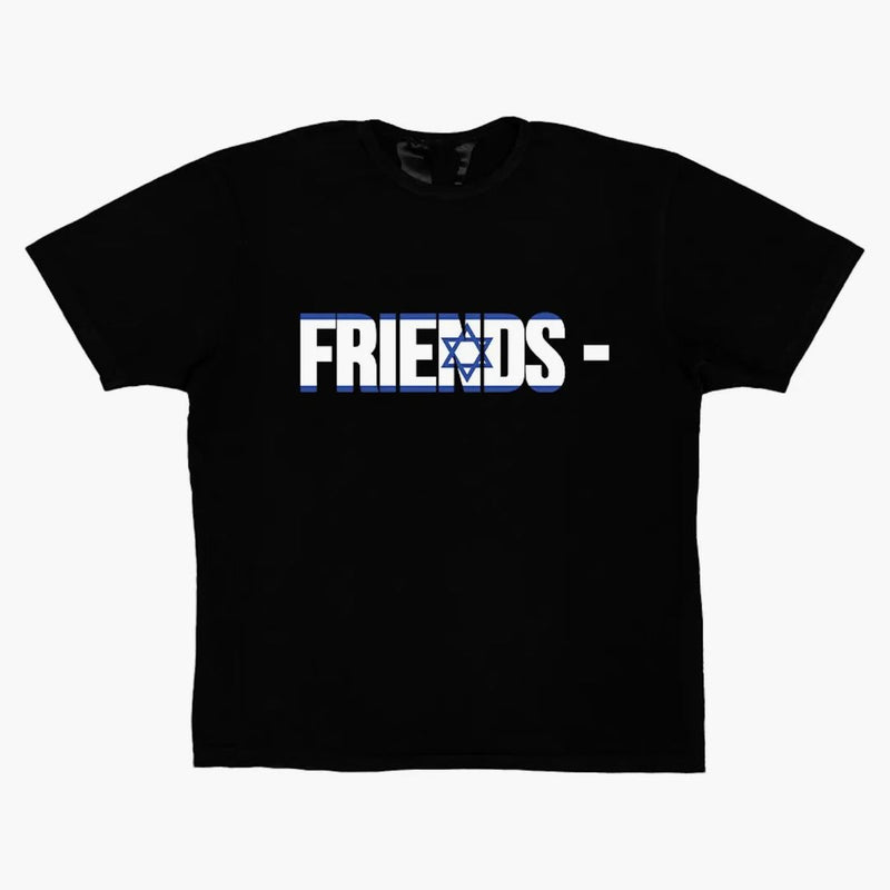 Vlone Friends Isr T-shirt Black