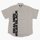 Vlone Real Mean Wear Black Short Sleeve Shirt White